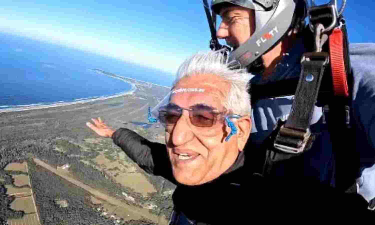 टीएस सिंहदेव ने ऑस्ट्रेलिया में स्काइडाइविंग का आनंद लिया, देखें वीडियो……!!