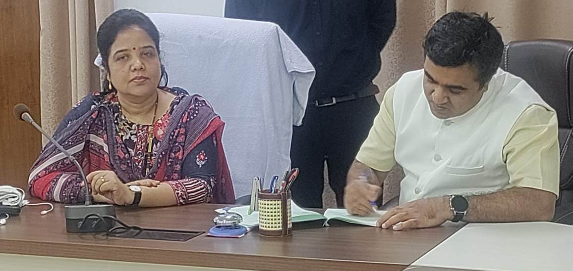 छत्तीसगढ़ के खेलो इंडिया सेंटर के लिए खेल संचालनालय और साई के मध्य हुआ एम.ओ.यू…..