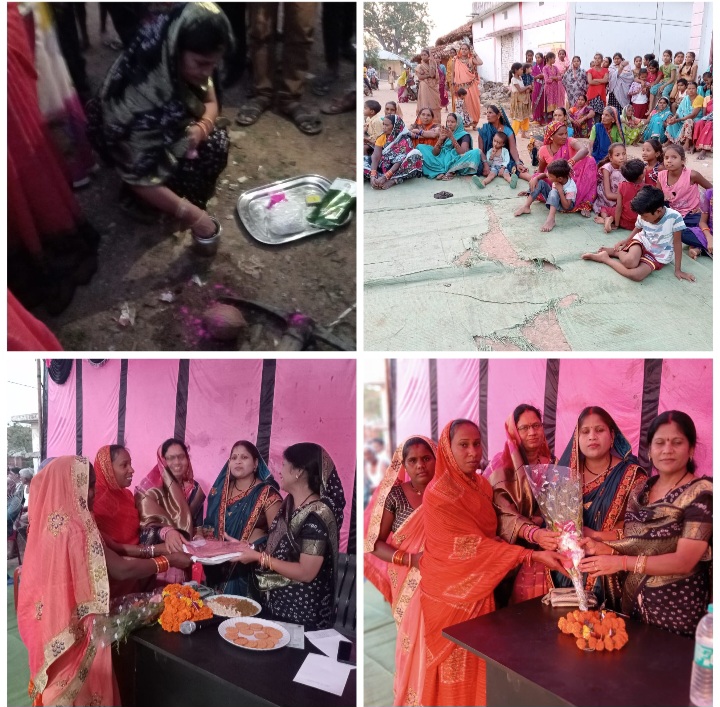 ग्राम पंचायत खजरी में गौठान भूमि पूजन का कार्यक्रम विधायक के करकमलों संपन्न&nbsp;किया