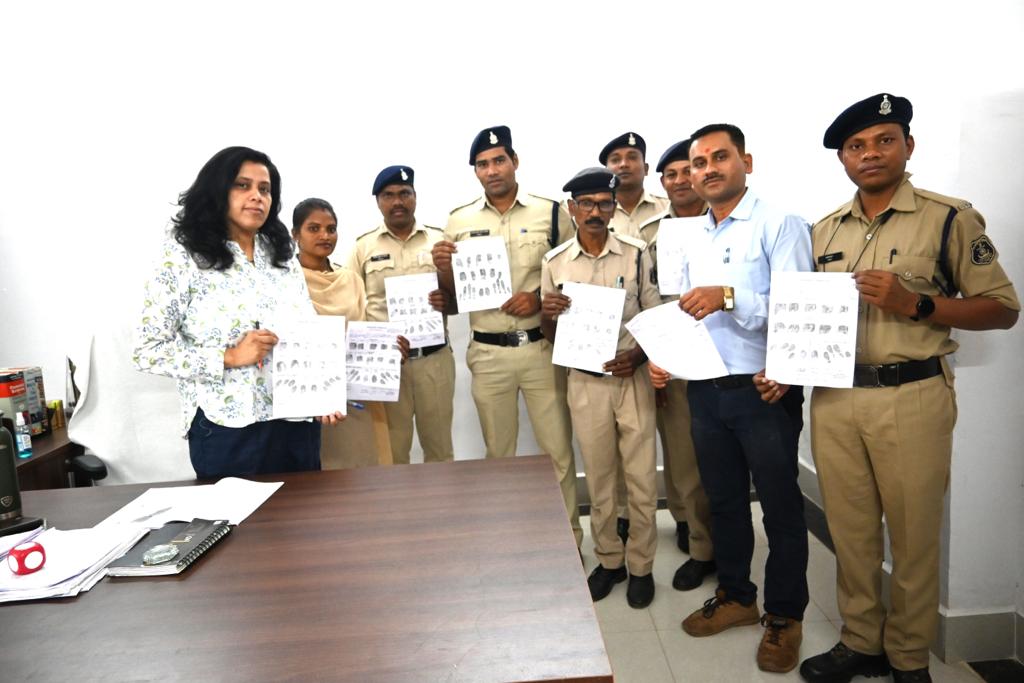 पुलिस अधीक्षक कार्यालय एम.ओ.बी/नेफिस ,फिंगर प्रिंट संंबधित प्रशिक्षण का शुभारंभ….!!