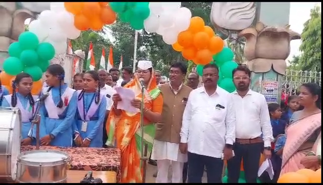 राष्ट्रीय पर्व स्वतंत्रता दिवस हर्षोल्लास के साथ मनाया&nbsp;गया…..!!