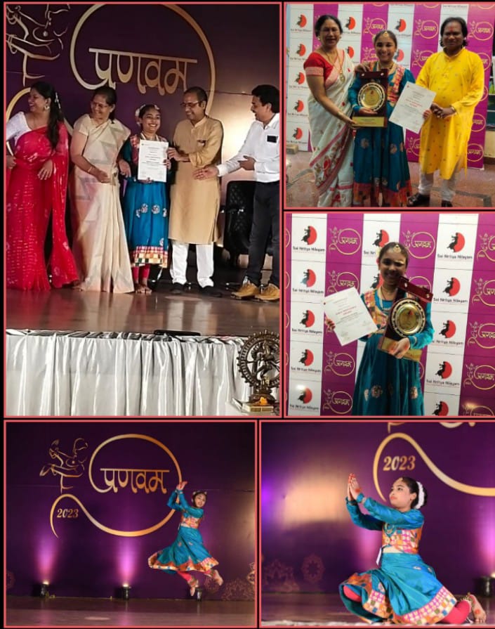 बिलासपुर के वरिष्ठ पत्रकार पकंज खंडेलवाल की बेटी प्रख्या खंडेलवाल ने कथक नृत्य में अपना नाम रौशन किया……!!