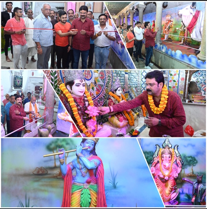 विधायक प्रकाश नायक के हाथो हुआ गौरीशंकर मंदिर के ऐतिहासिक झूला उत्सव का उद्घाटन,चलित भव्य झांकियां होंगी आकर्षण का केंद्र……!!