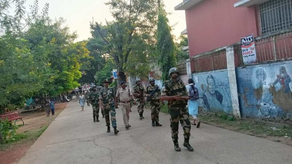 खैरागढ़ चुनाव को देखते हुए पुलिस प्रशासन ने की तैयारी…….