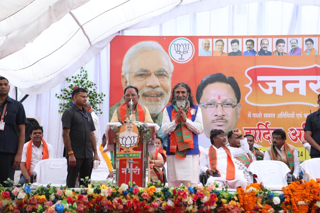 भाजपा सरकार में सब काम हो रहा सांय-सांय, कांग्रेस का हो रहा बाय-बाय : – विष्णु देव&nbsp;साय