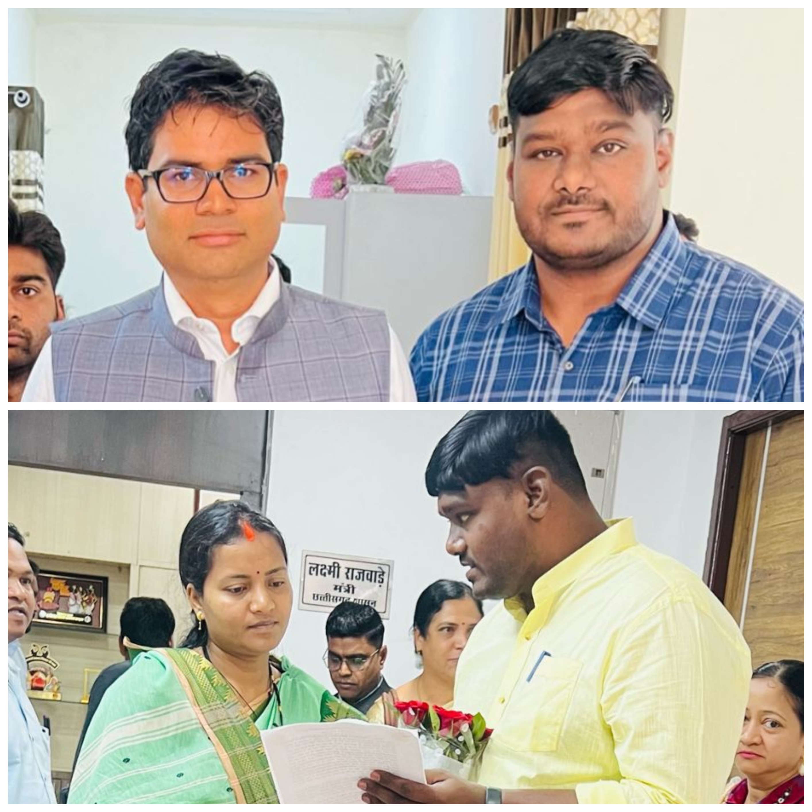 वित्त मंत्री ओपी चौधरी से मिले स्पीच एंड हियरिंग एसोसिएशन ऑफ़ छत्तीसगढ़ के अध्यक्ष गजेन्द्र&nbsp;साहू