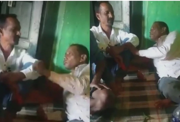 वाह रे शिक्षा व्यवस्था.. गुरुजी पढ़ाना छोड़ पी रहे दारु और खा रहे&nbsp;मांस..!!