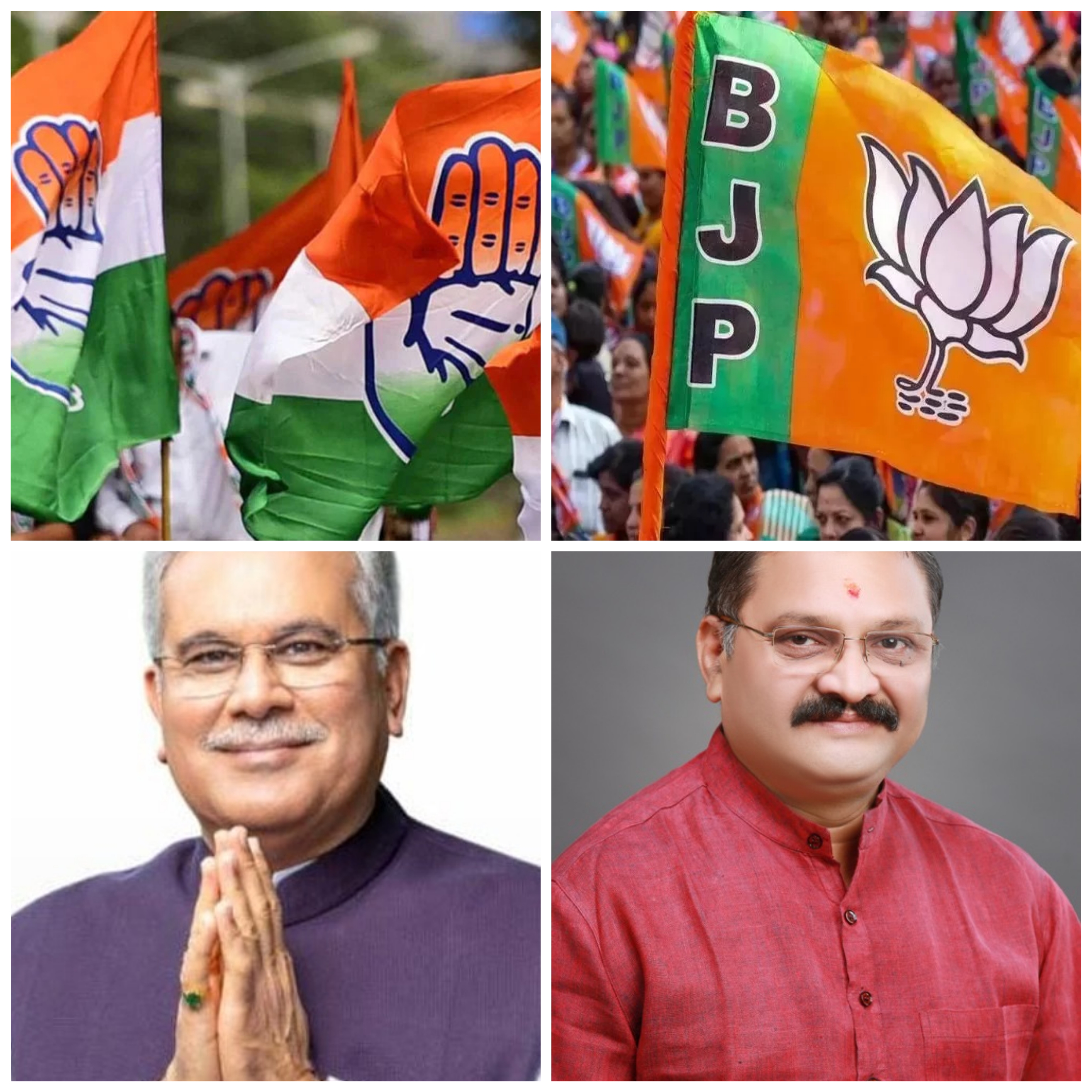 राजनांदगांव लोकसभा चुनावों में कांग्रेस पर भाजपा भारी पड़ते नजर आ रही&nbsp;है