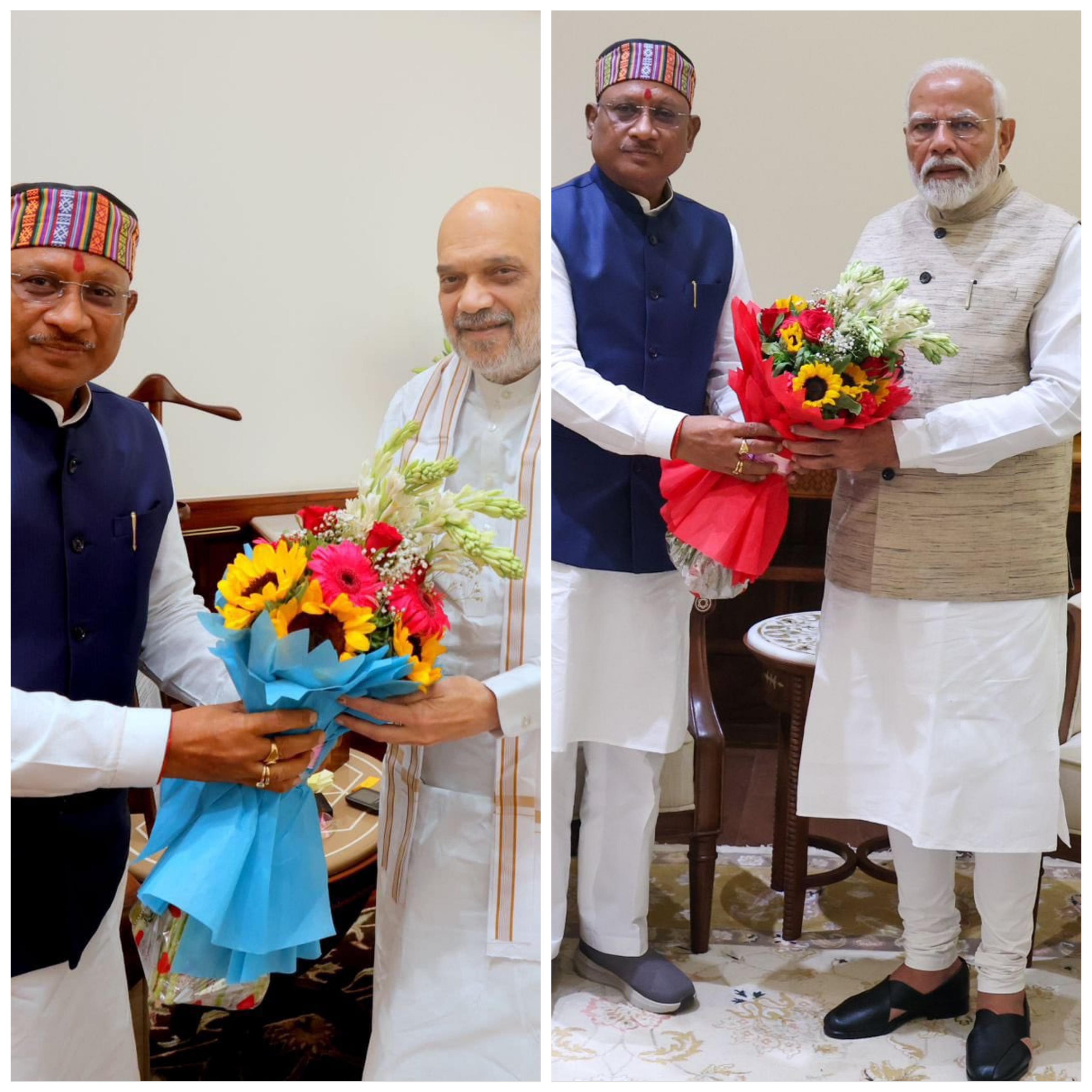 दिल्ली में प्रधानमंत्री – गृहमंत्री से मिले सीएम साय, कहा – प्रदेश की वर्तमान परिस्थितीयों पर हुई&nbsp;चर्चा….