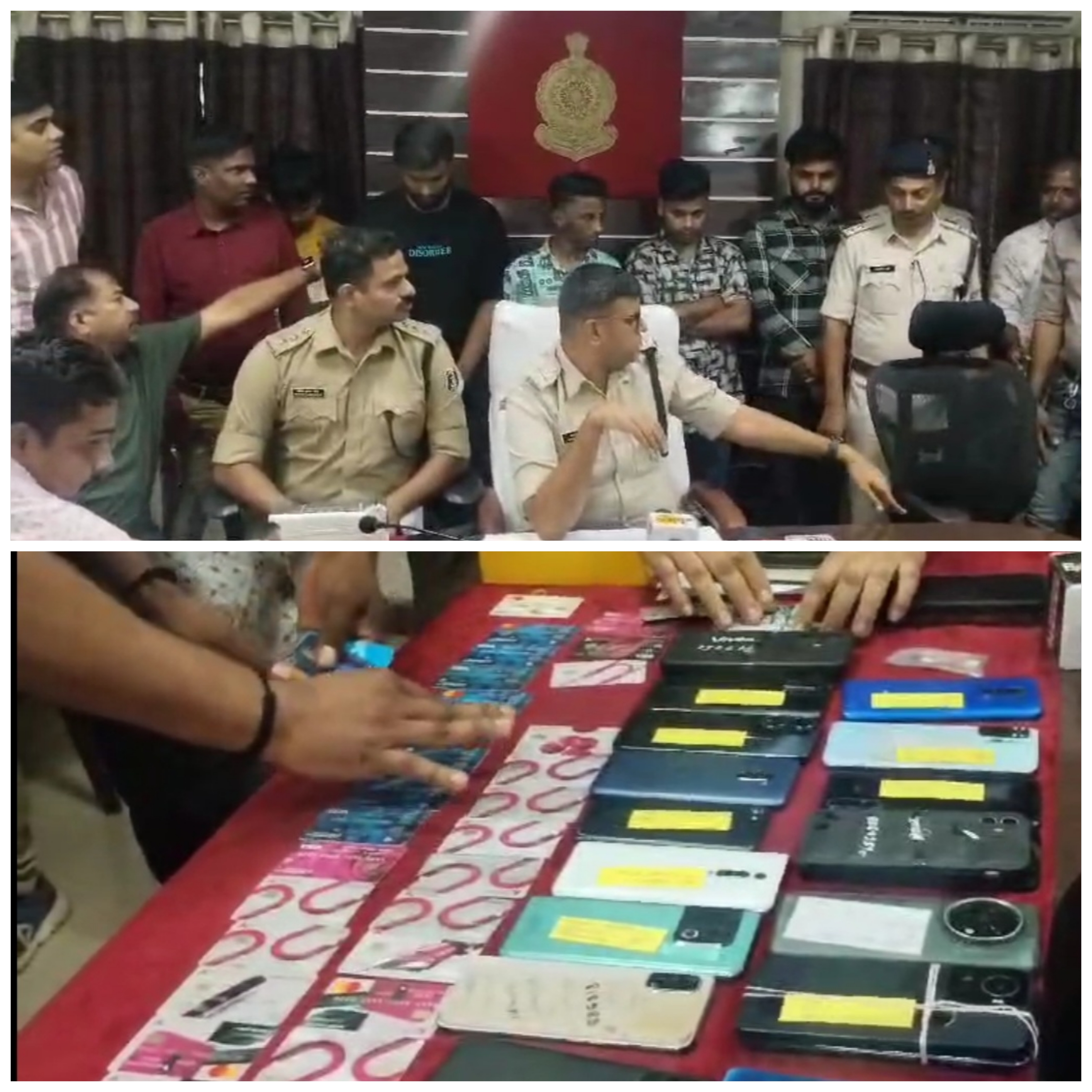 आँनलाइन सट्टा खिलाने वाले गिरोह का पर्दाफाश,5आरोपी गिरफ्तार……