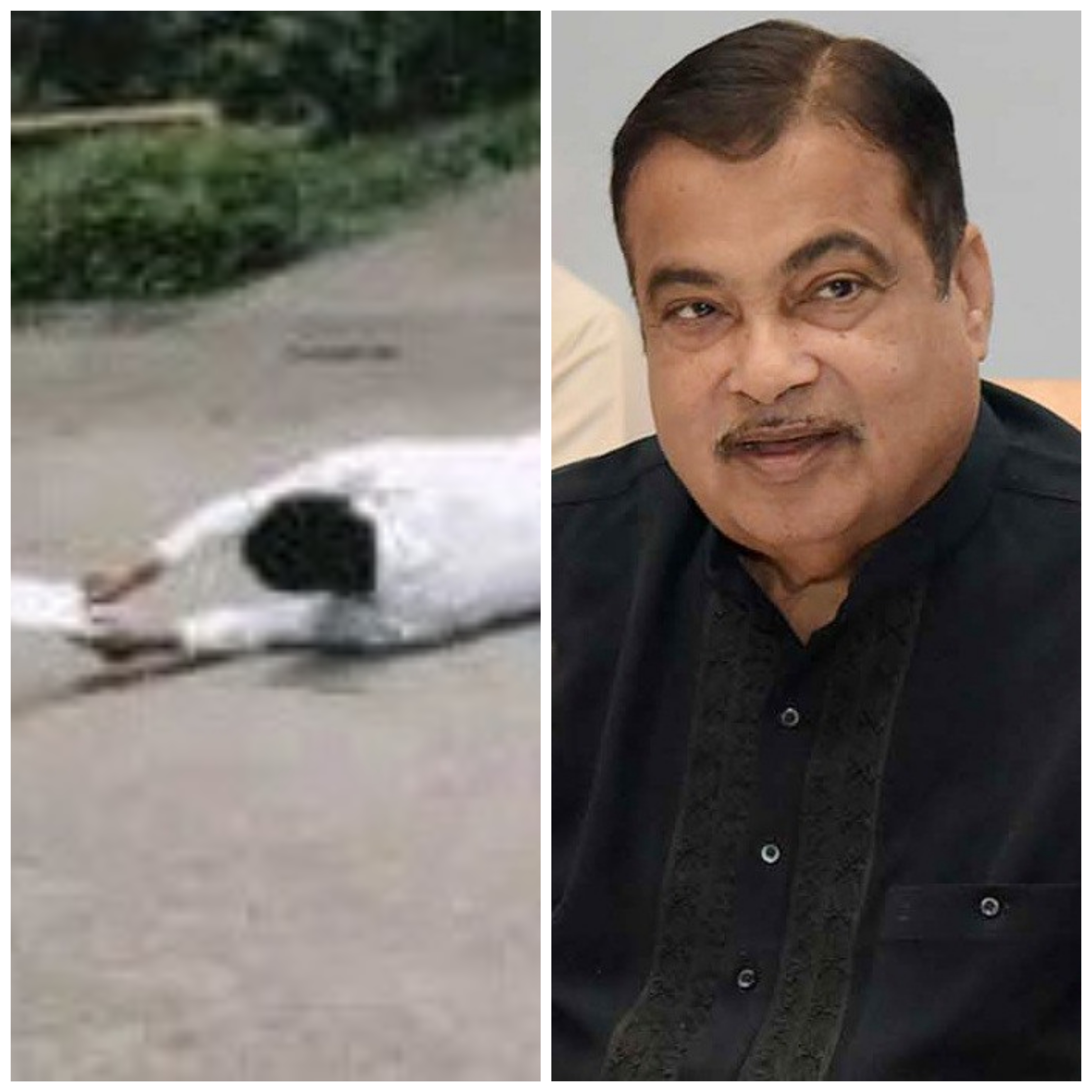 नितिन गडकरी के बंगले तक सड़क पर लेटते हुए, पहुंचा सरपंच, हैरान करने वाली है……वजह, ग्रामीणों ने चंदा देकर भेजा था,दिल्ली…..