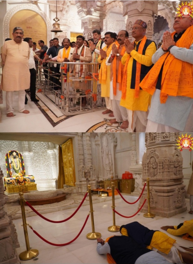 आस्था की टोकरी में शबरी के बेर फल लेकर भांचा राम से मिलने सीएम विष्णुदेव साय के साथ पूरा मंत्रिमंडल&nbsp;पहुंचा…..