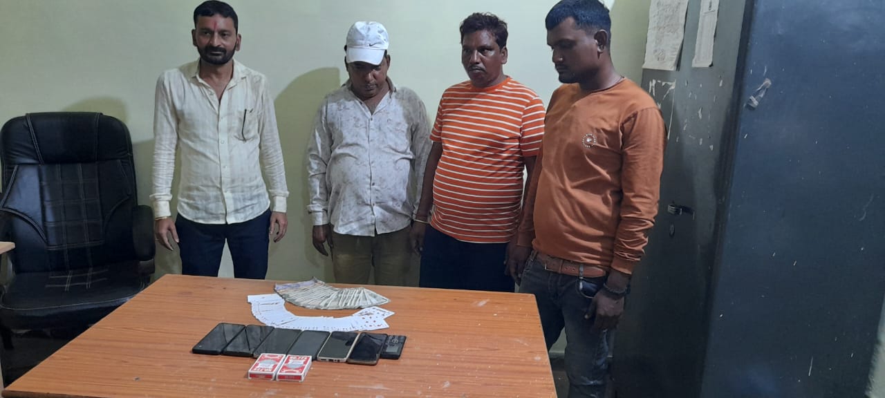 SP त्रिलोक बंसल के निर्देशन में जुवाड़ियो पर&nbsp; खैरागढ़ पुलिस एवं सायबर सेल की बड़ी कार्यवाही……