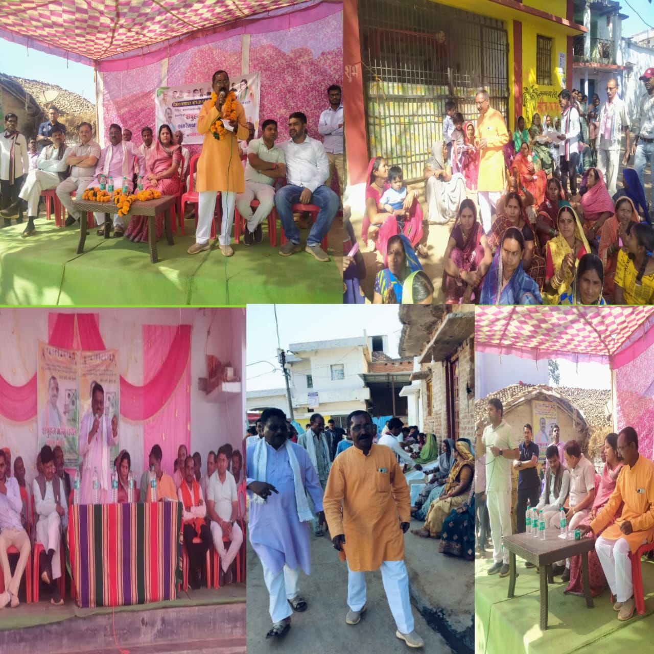 गंडई: खैरागढ़ विधानसभा की विधायक यशोदा नीलांबर वर्मा ने किया चुनाव प्रचार……