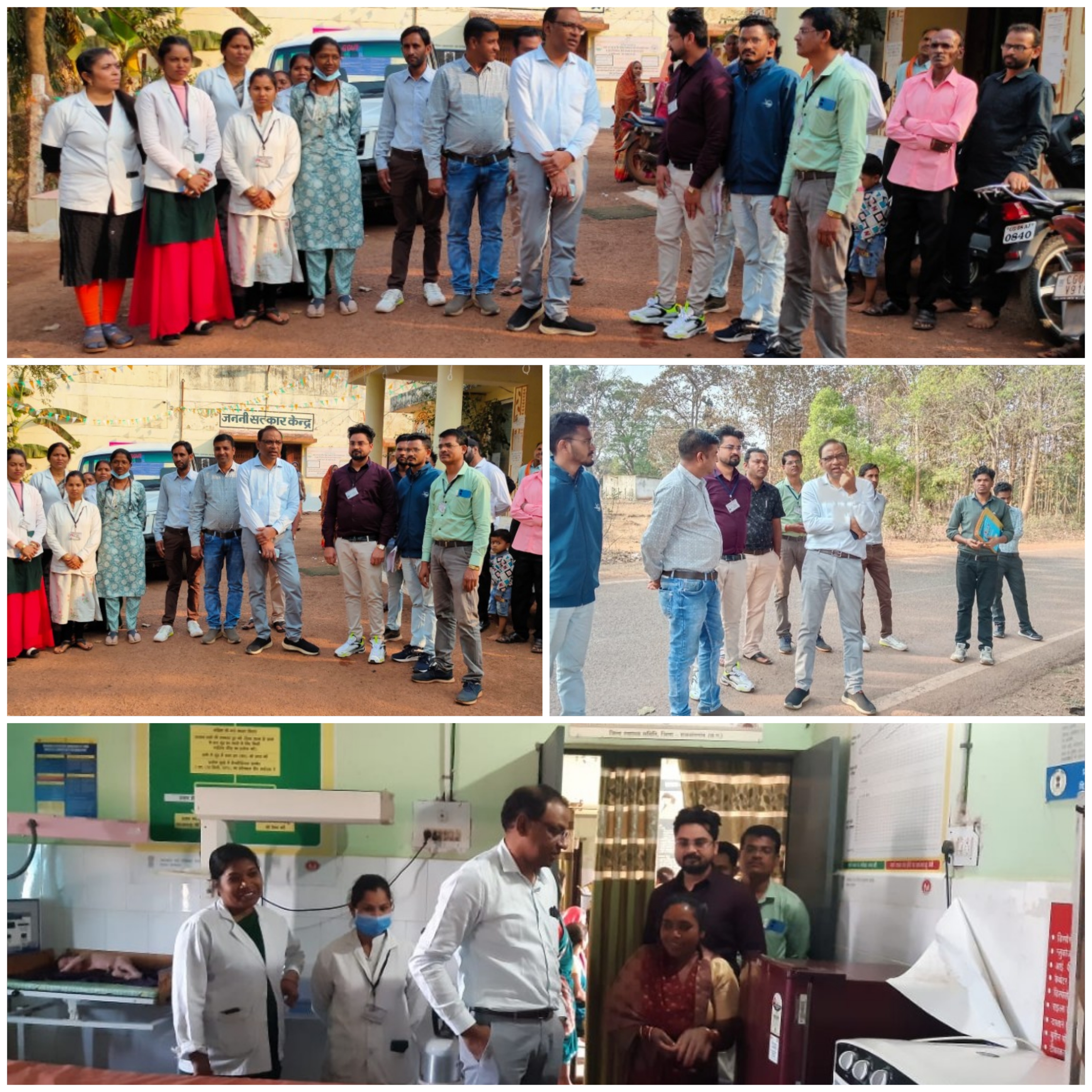 मुख्य चिकित्सा स्वास्थ्य अधिकारी ने किया साल्हेवारा अस्पताल का औचक निरीक्षण…..