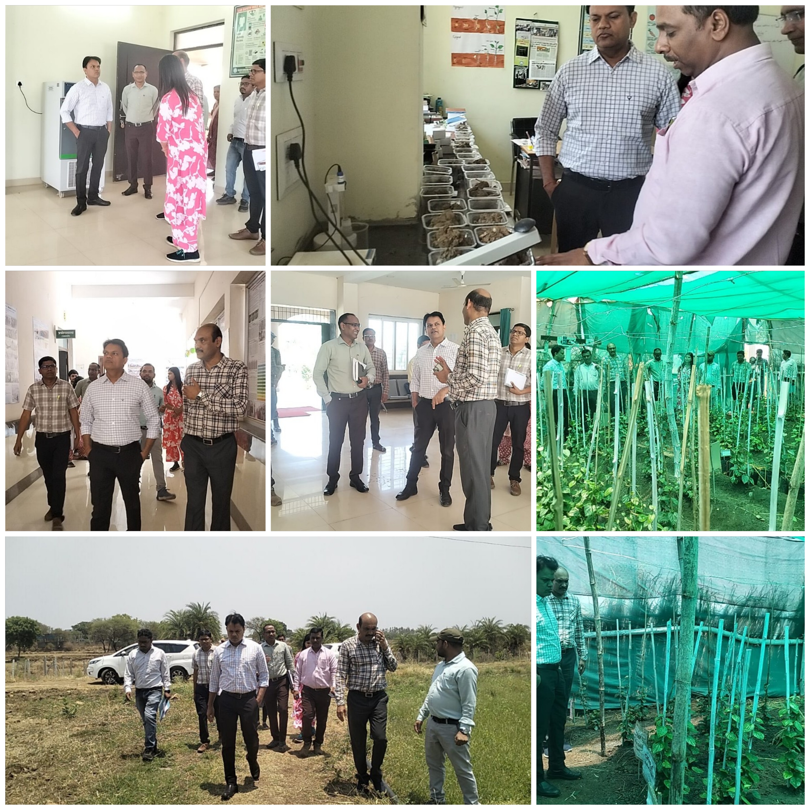 कलेक्टर इन्द्रजीत सिंह चन्द्रवाल ने कृषि महाविद्यालय का किया निरीक्षण……