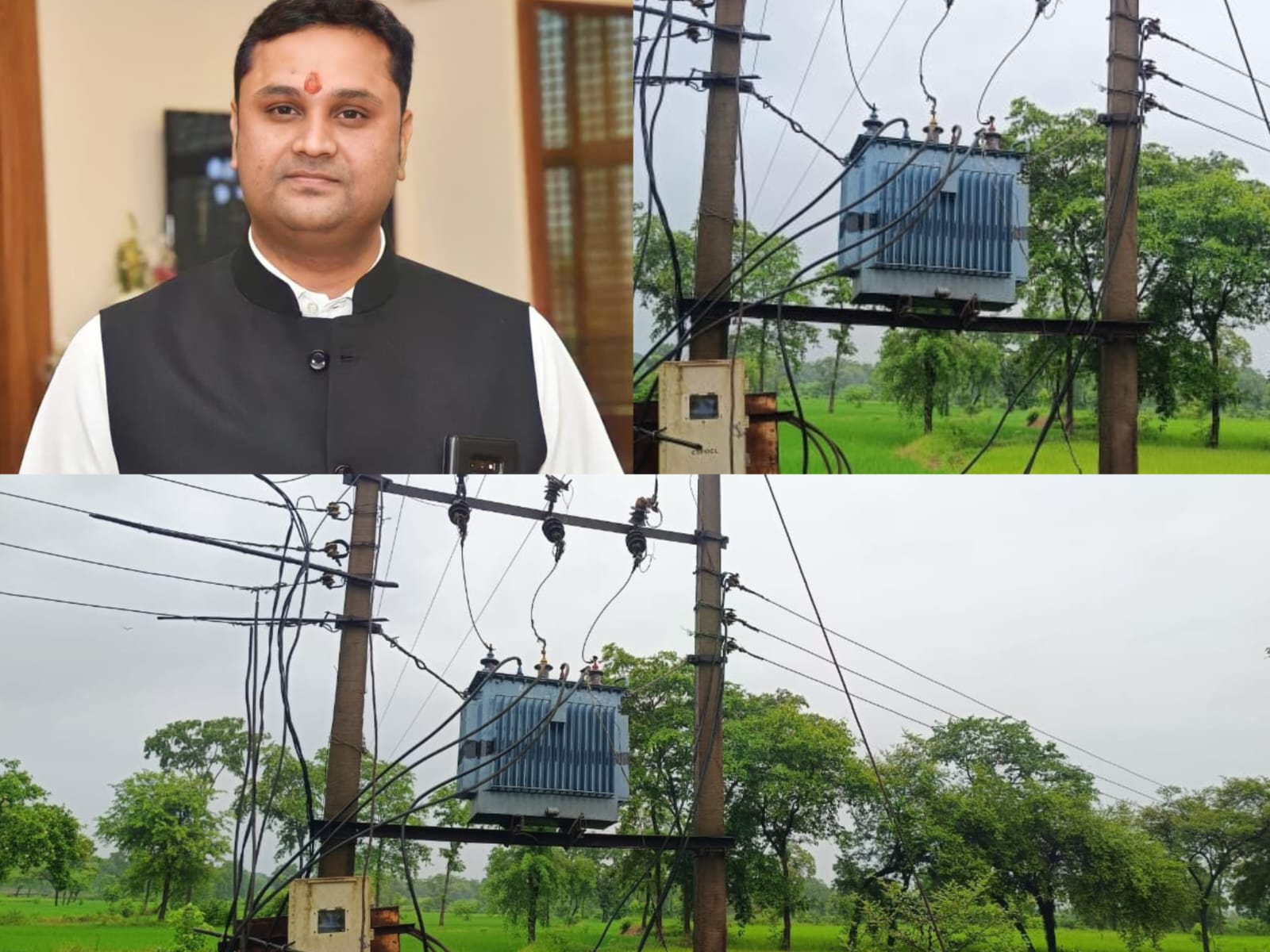 विधायक उमेश पटेल की पहल से छुहीपाली में लगा नया ट्रासफार्मर : ग्रामीणों में&nbsp;हर्ष