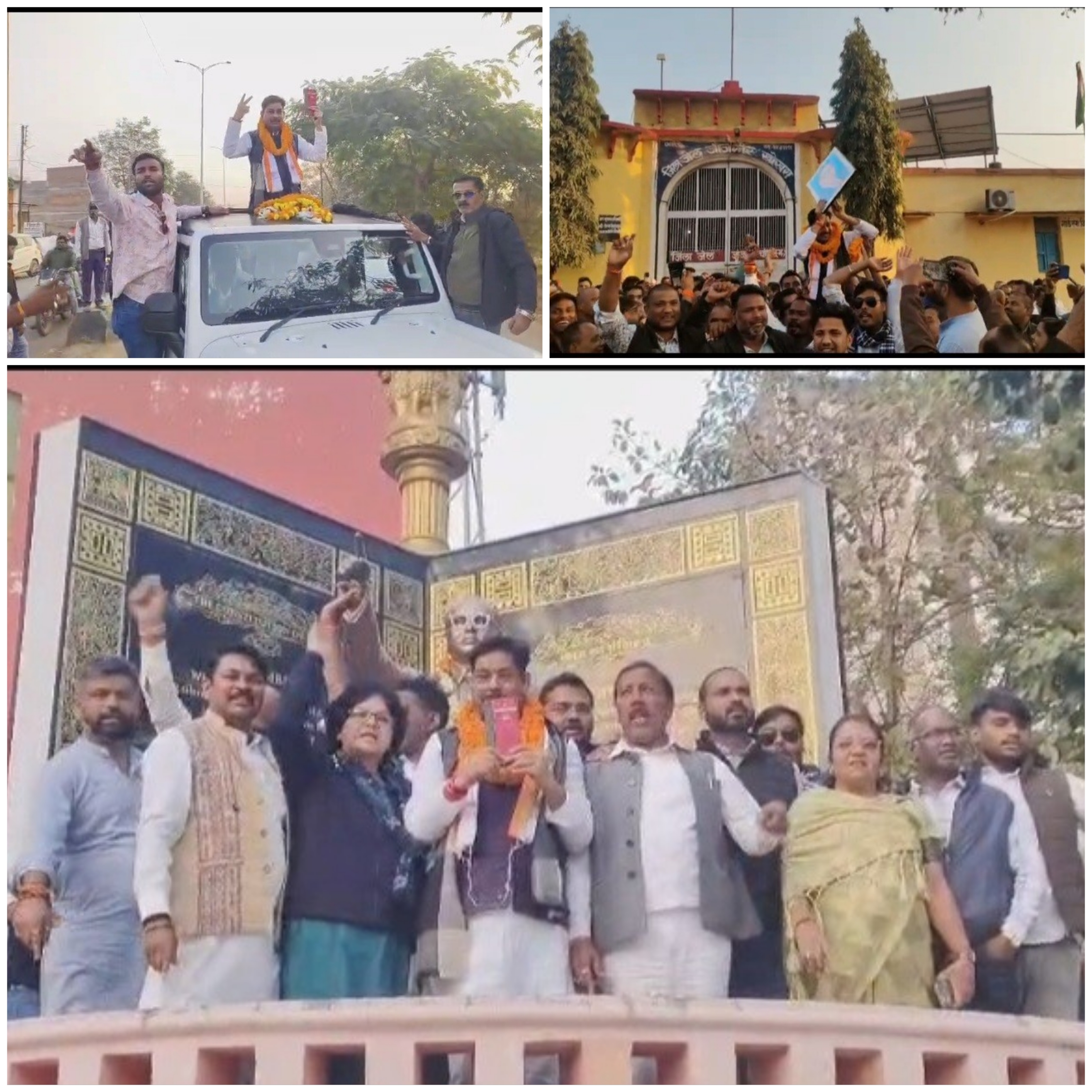 जांजगीर-चांपा: विधायक बालेश्वर साहू जेल से रिहा, समर्थकों का भव्य&nbsp;स्वागत