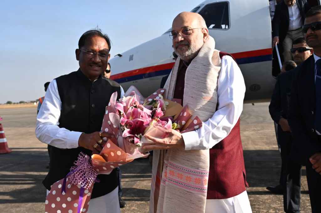 केंद्रीय गृहमंत्री अमित शाह आज से तीन दिवसीय छत्तीसगढ़ दौरे&nbsp;पर