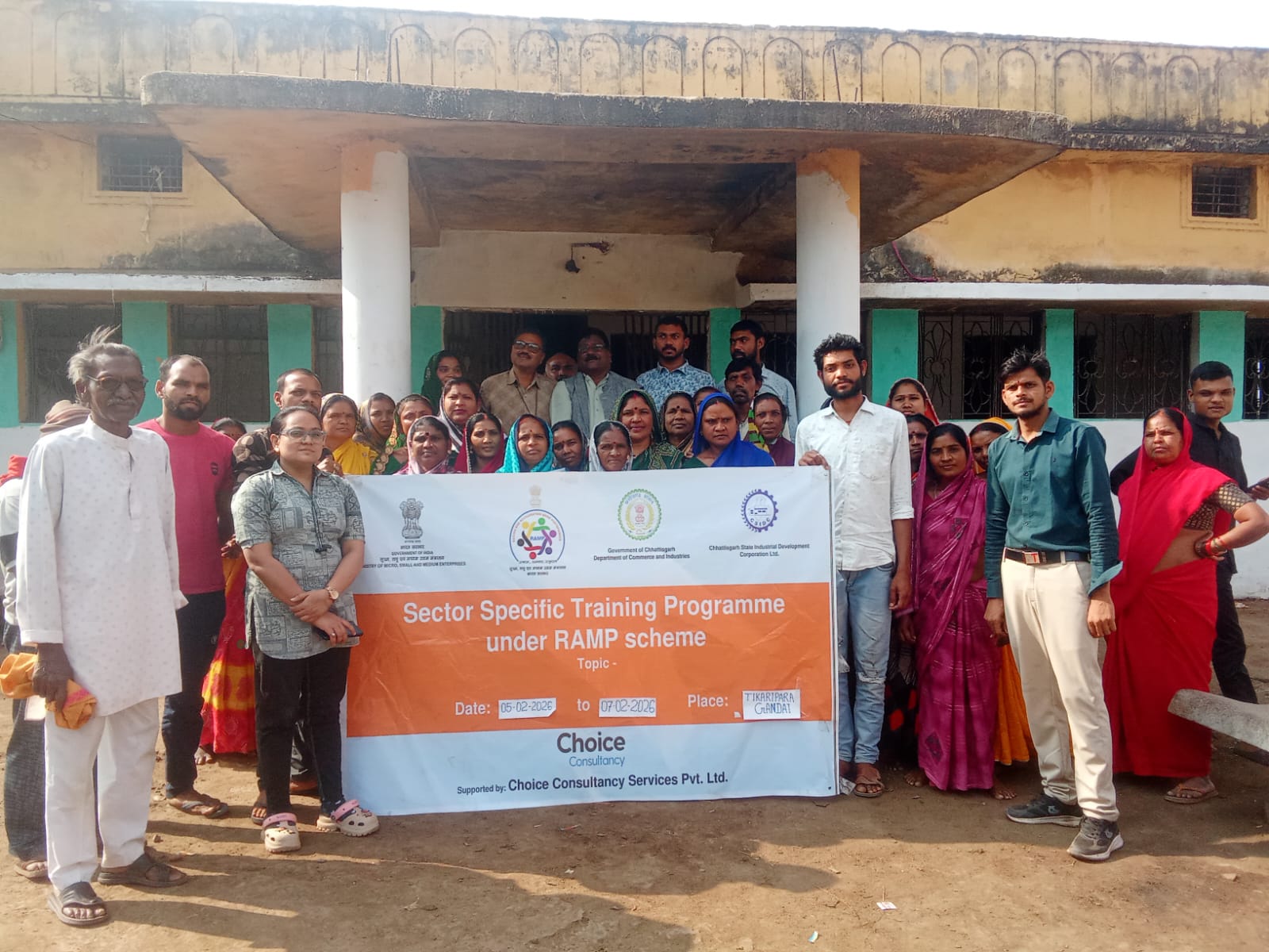 रैंप योजना के तहत गंडई में हथकरघा कंडरा केंद्र में तीन दिवसीय प्रशिक्षण&nbsp;सम्पन्न