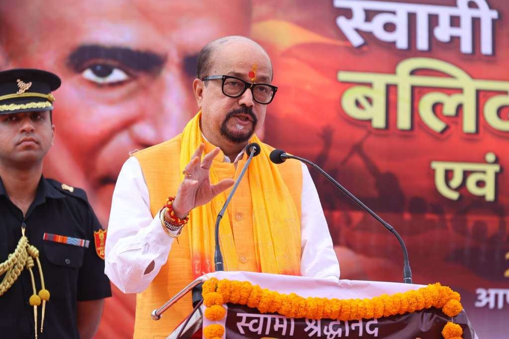 सेवा, त्याग और राष्ट्रभक्ति के प्रेरणास्रोत हैं, स्वामी श्रद्धानंद जी : राज्यपाल श्री रमेन&nbsp;डेका