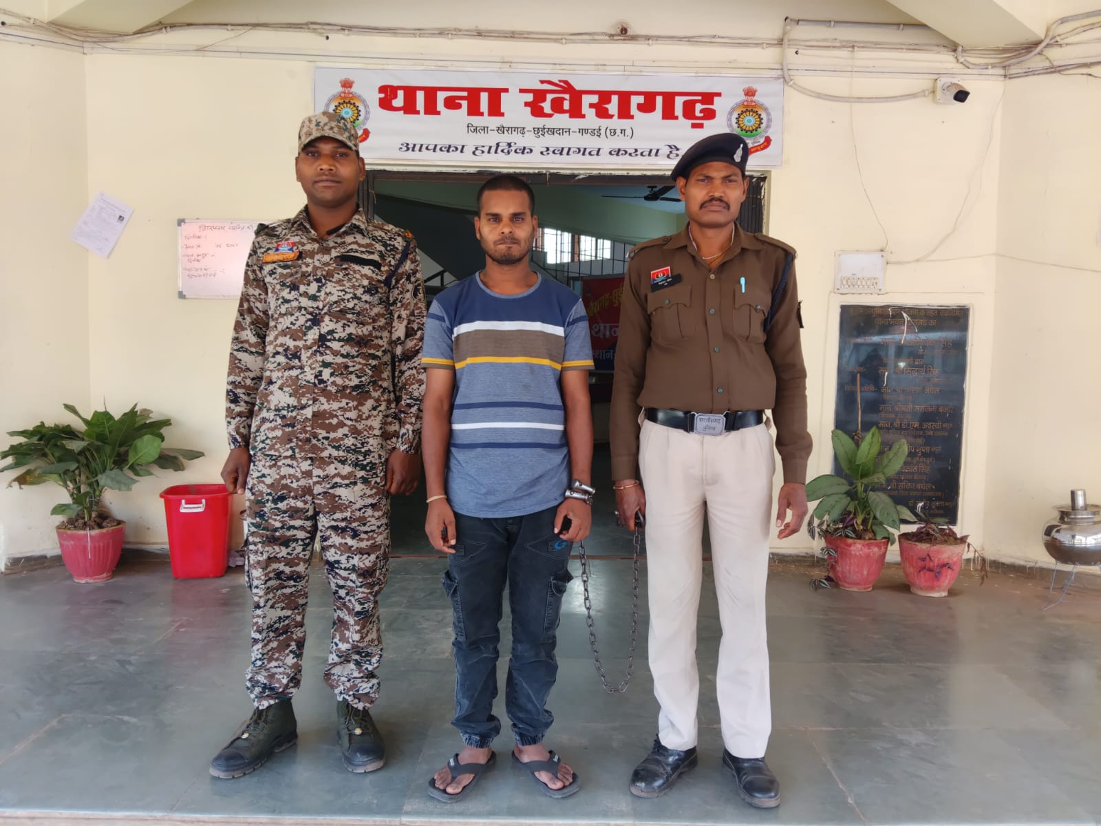 सूने मकान में चोरी करने वाला आरोपी गिरफ्तार, न्यायिक अभिरक्षा में भेजा&nbsp;गया