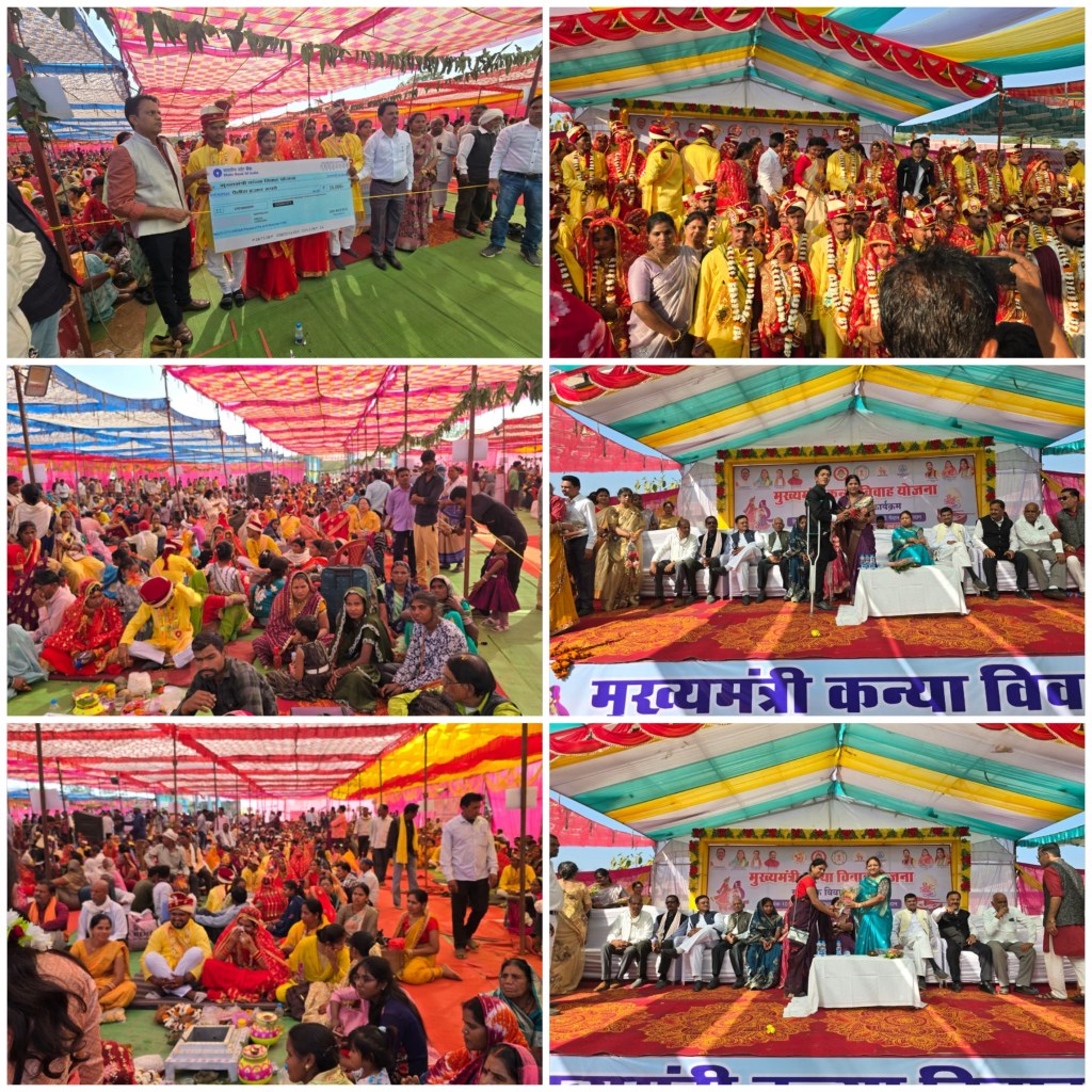 115 दूल्हों की एक साथ निकली बारात, पैदल मार्च बना&nbsp;आकर्षण