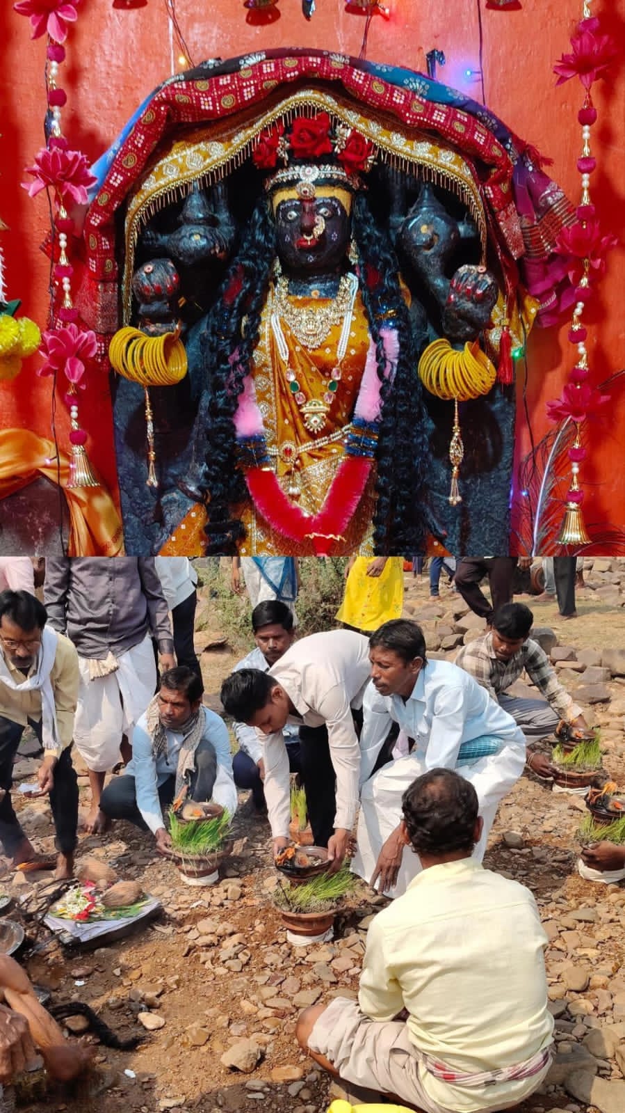 बड़ी धूमधाम के साथ ज्योति कलशों का विसर्जन किया गया…..